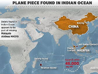 Debris confirmed from Boeing 7...